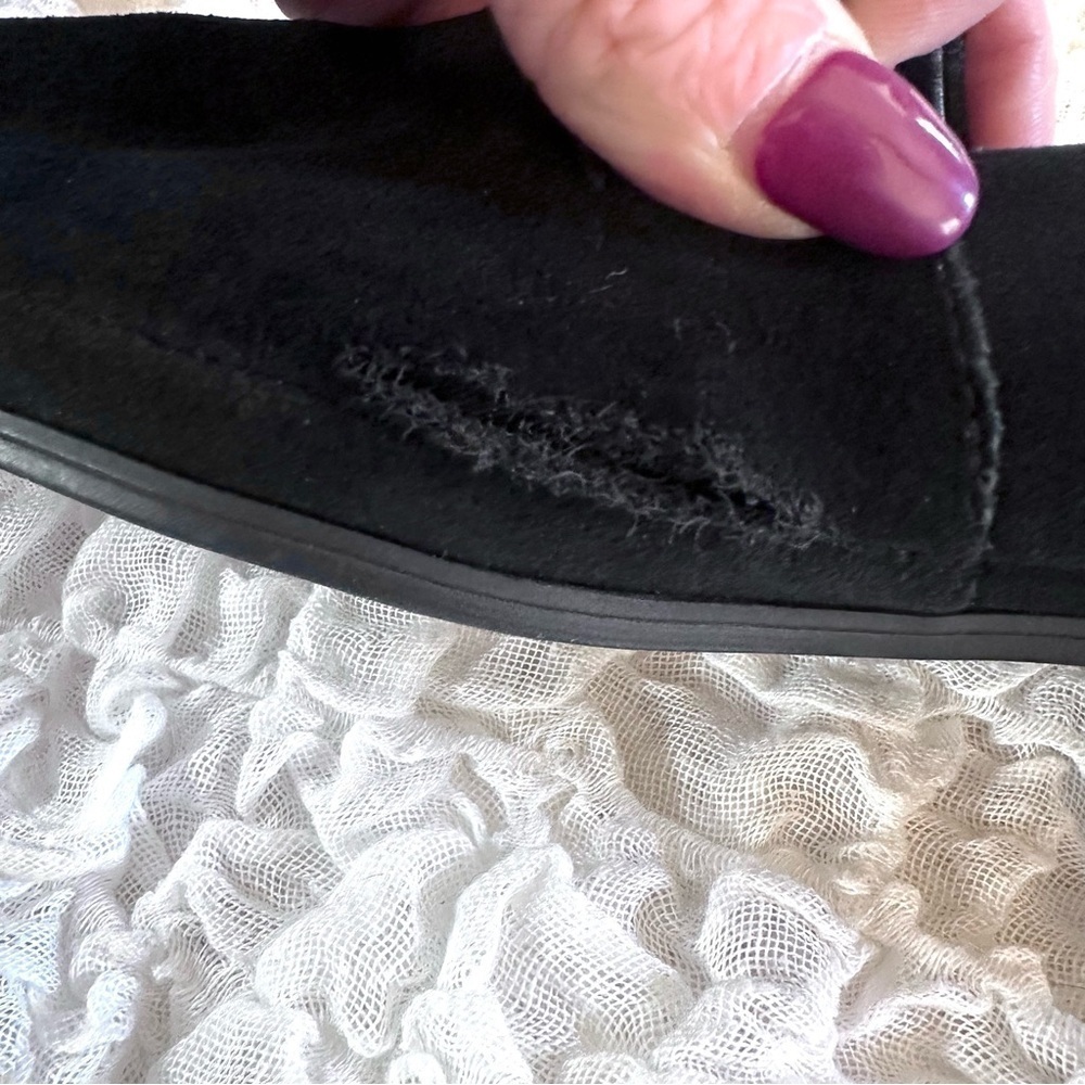 Blondo Bridget Waterproof Loafers Black Nubuck Leather Women’s 8.5 - Picture 8 of 11